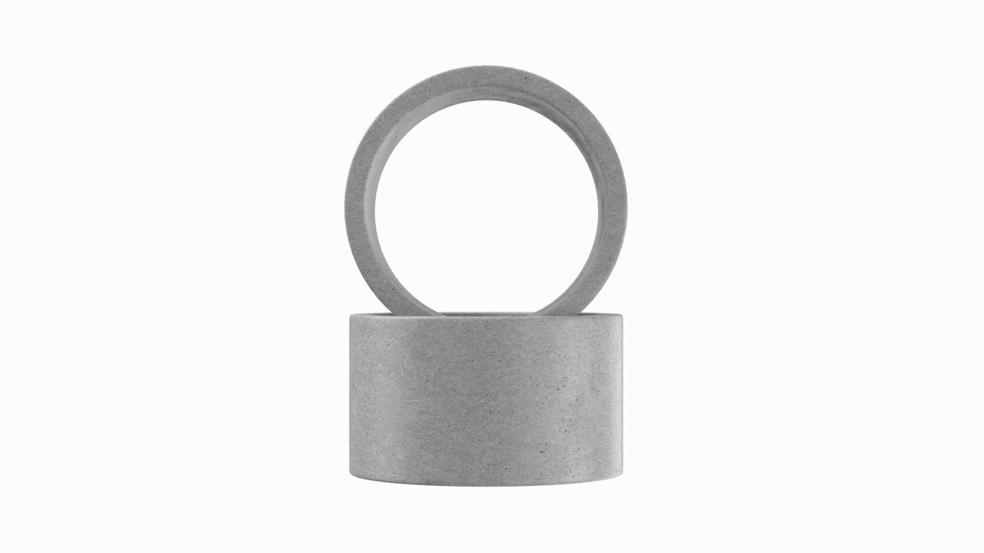 Concrete Rings  3D model_2