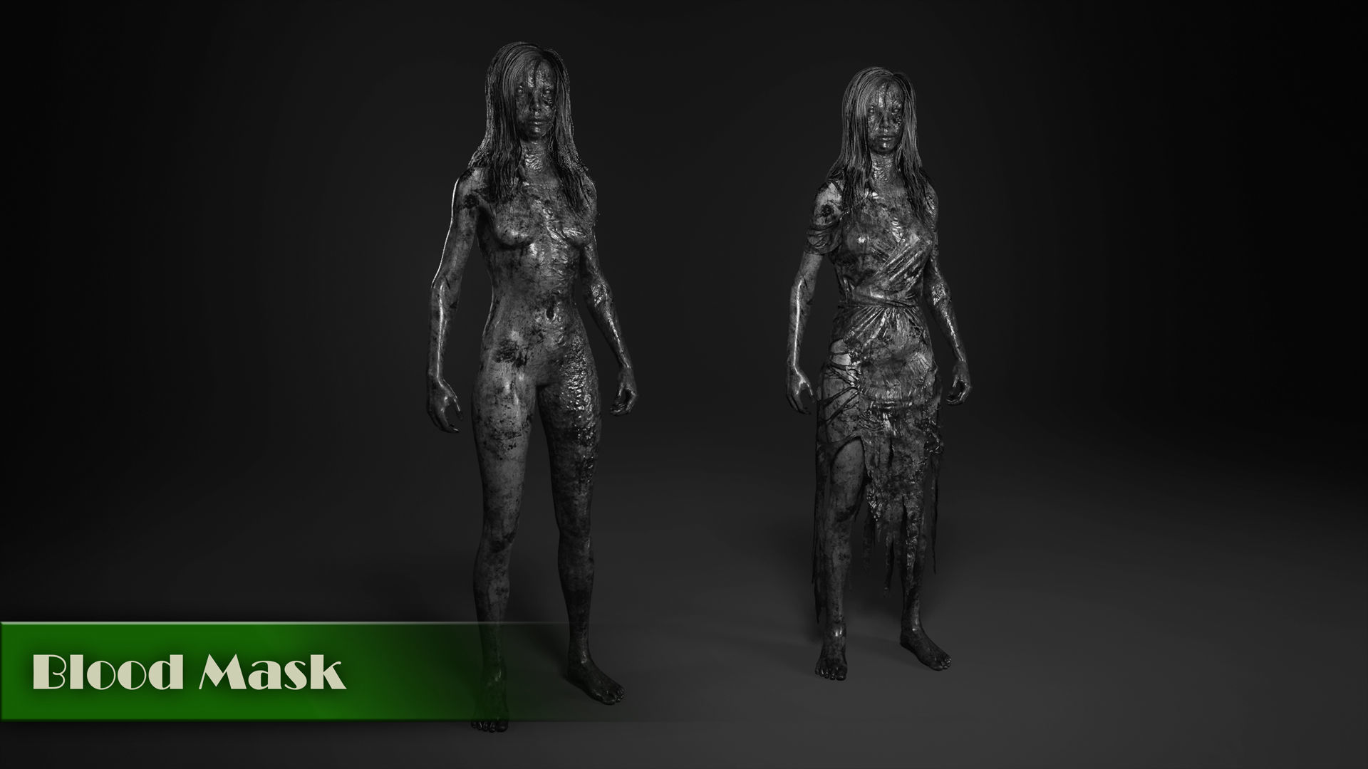 Drowned Low-poly 3D model_8