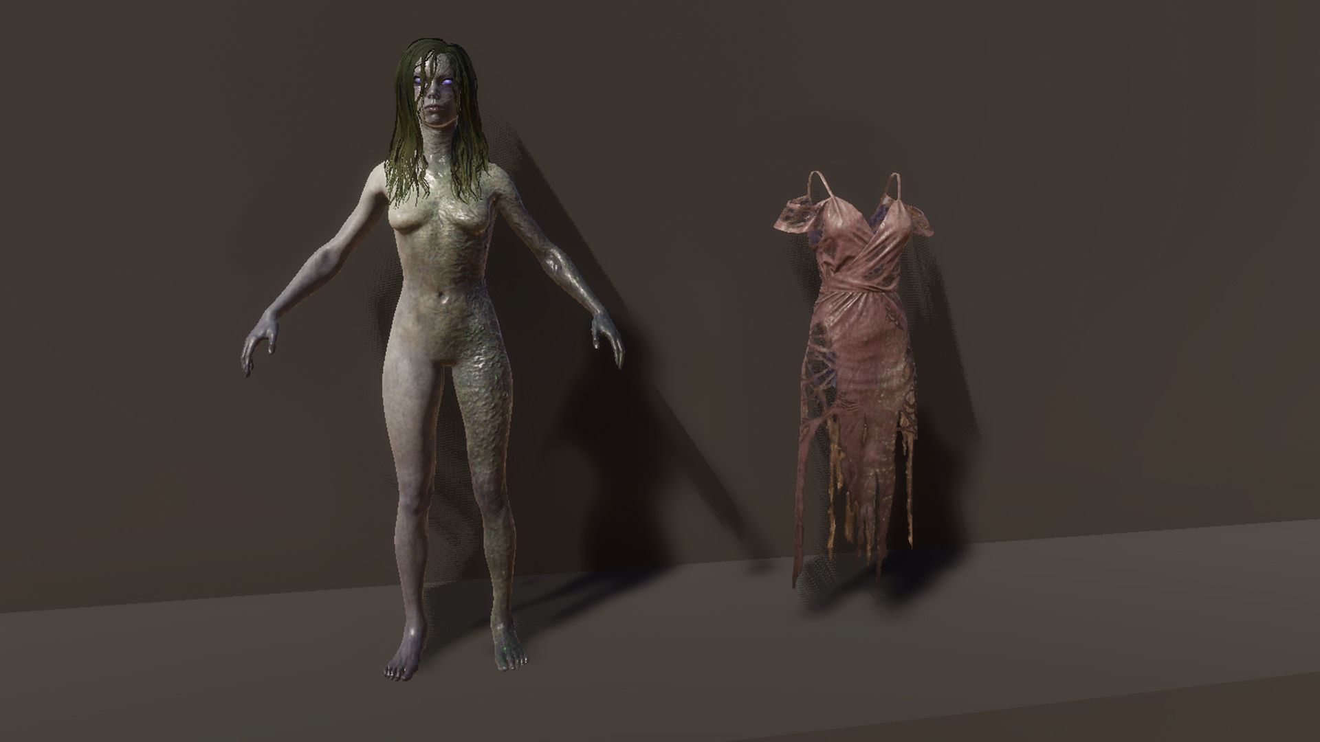 Drowned Low-poly 3D model_18