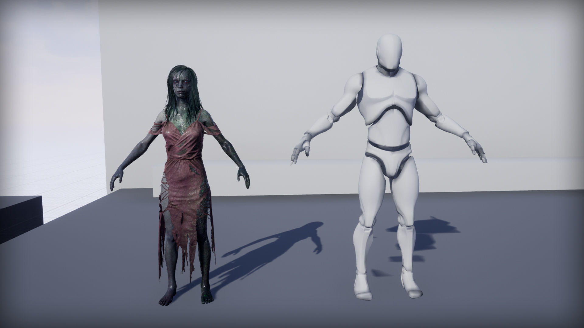 Drowned Low-poly 3D model_11