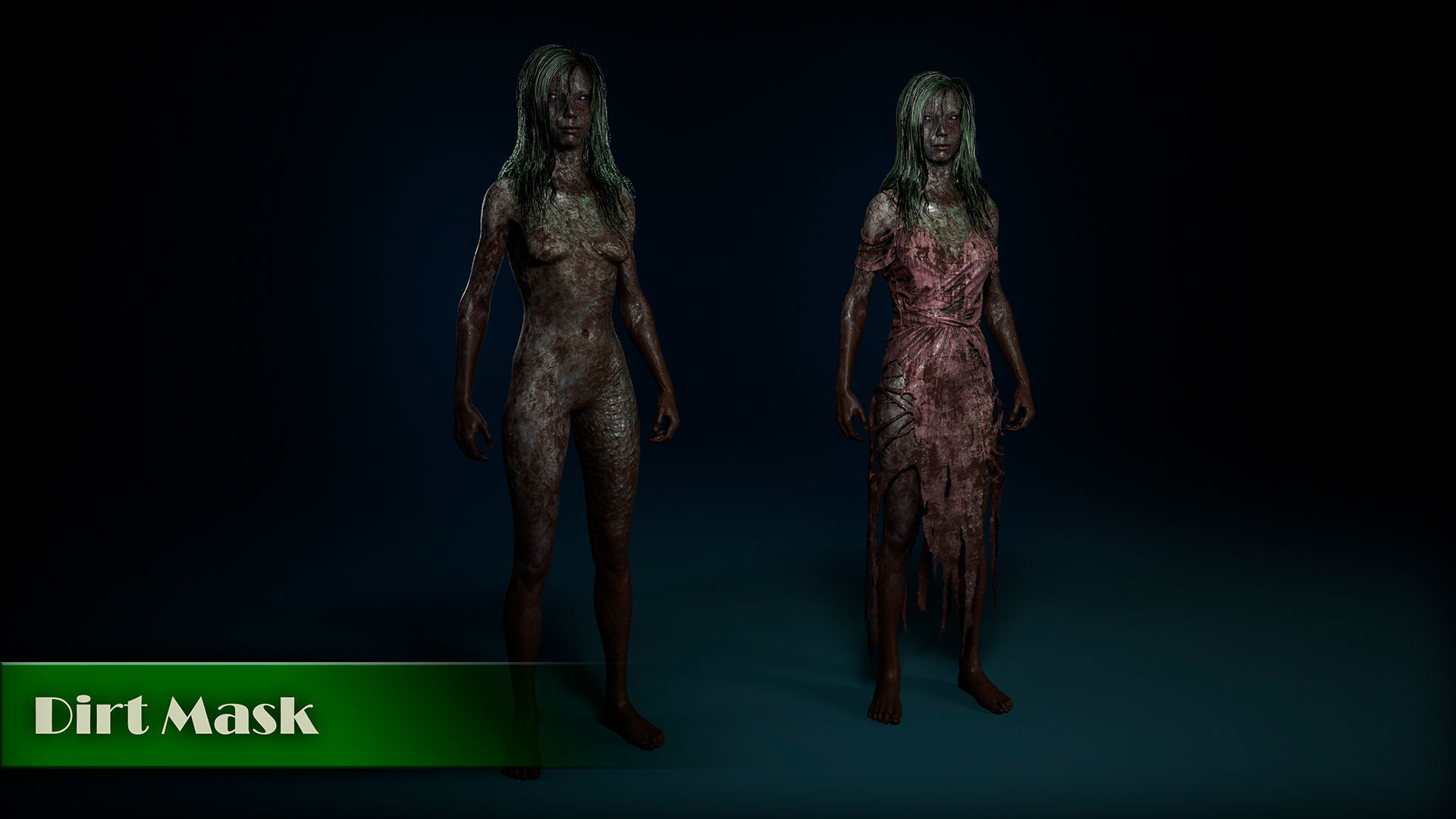 Drowned Low-poly 3D model_6