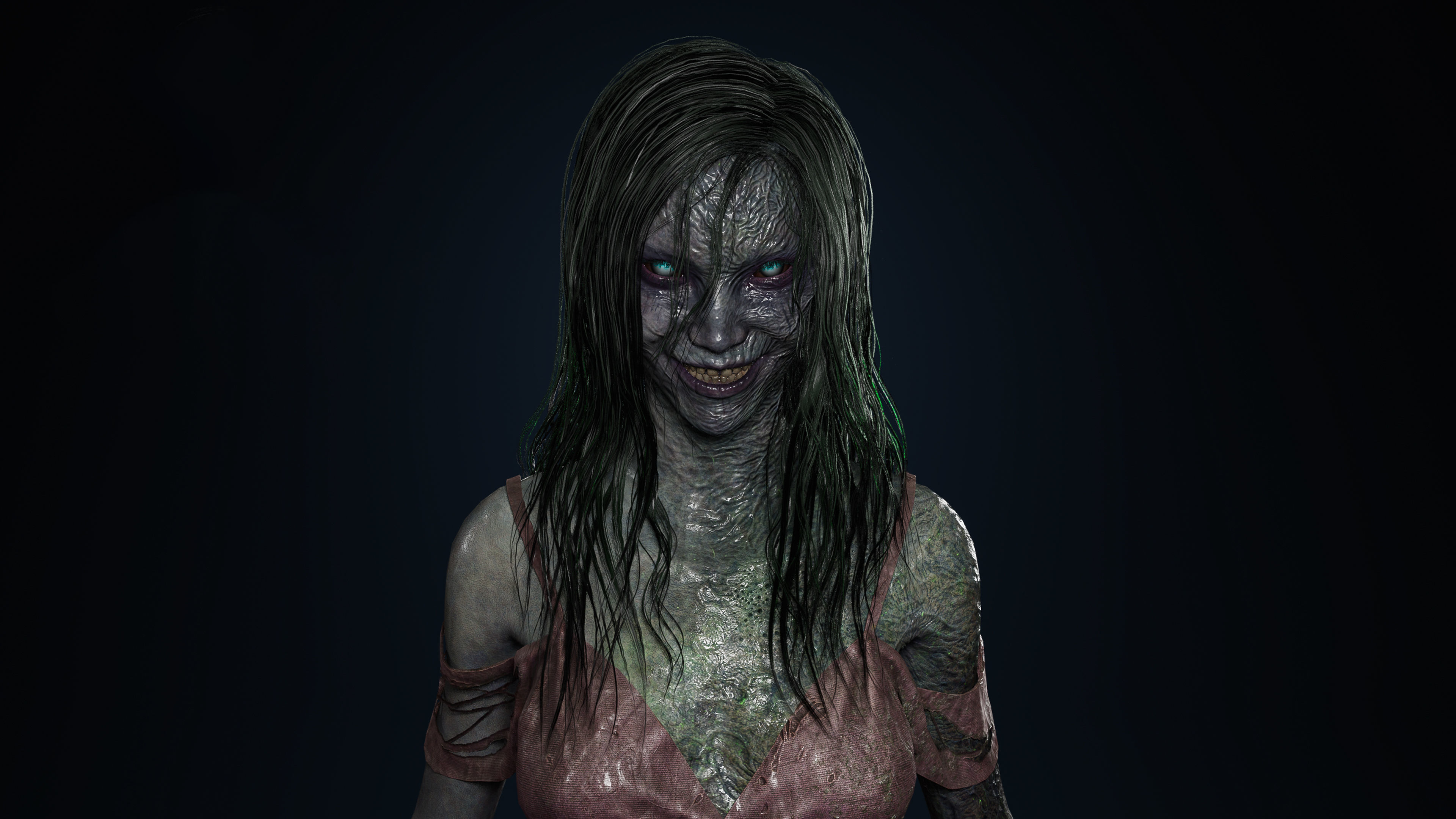 Drowned Low-poly 3D model_4