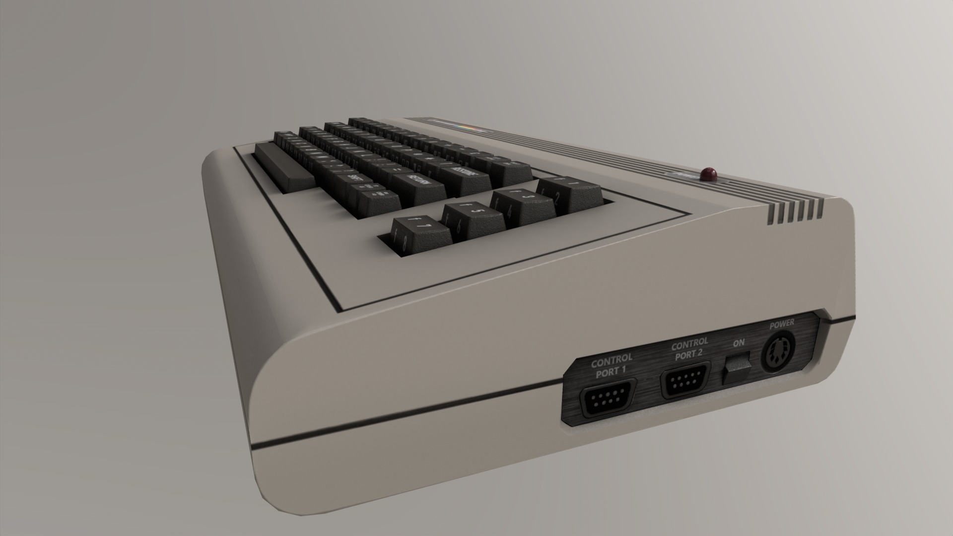 Commodore 64 Low-poly 3D model_27