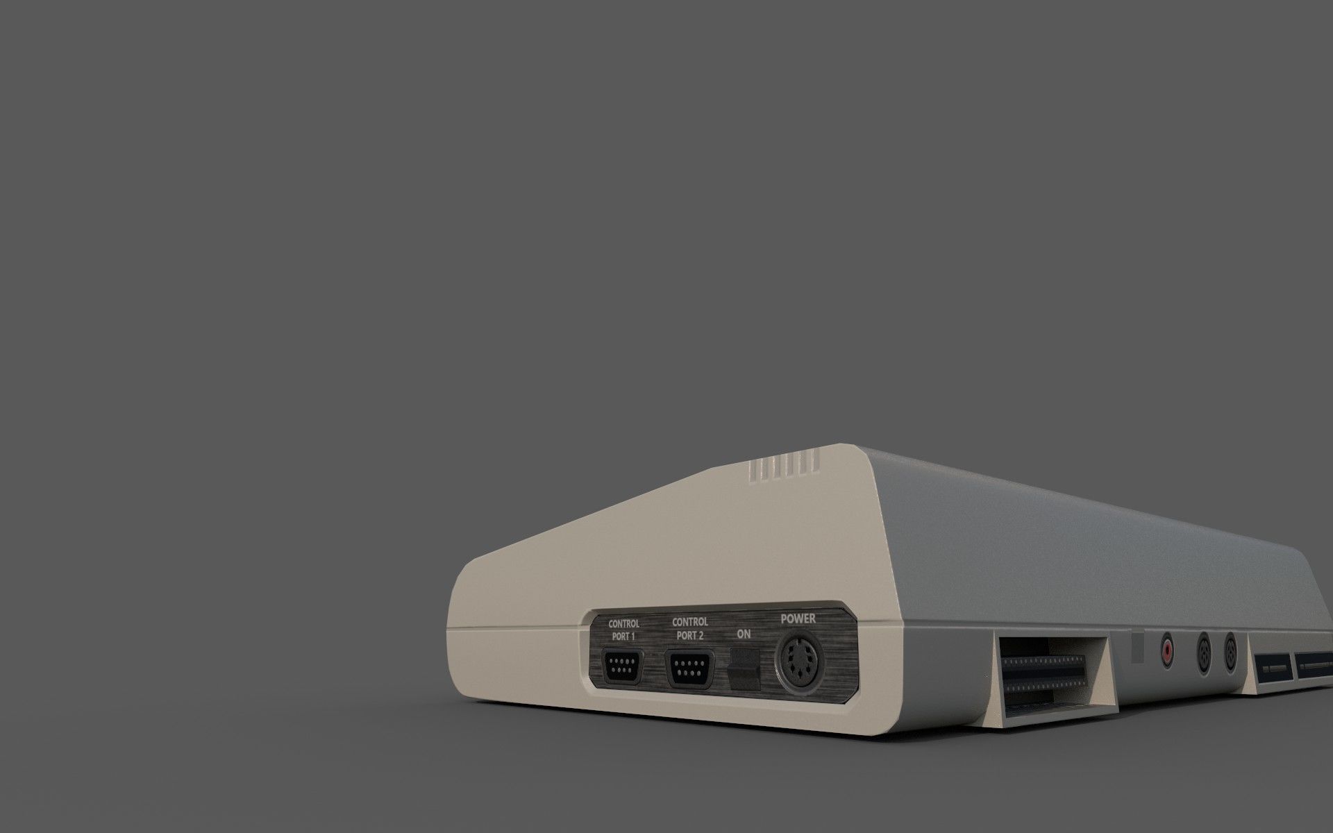 Commodore 64 Low-poly 3D model_10