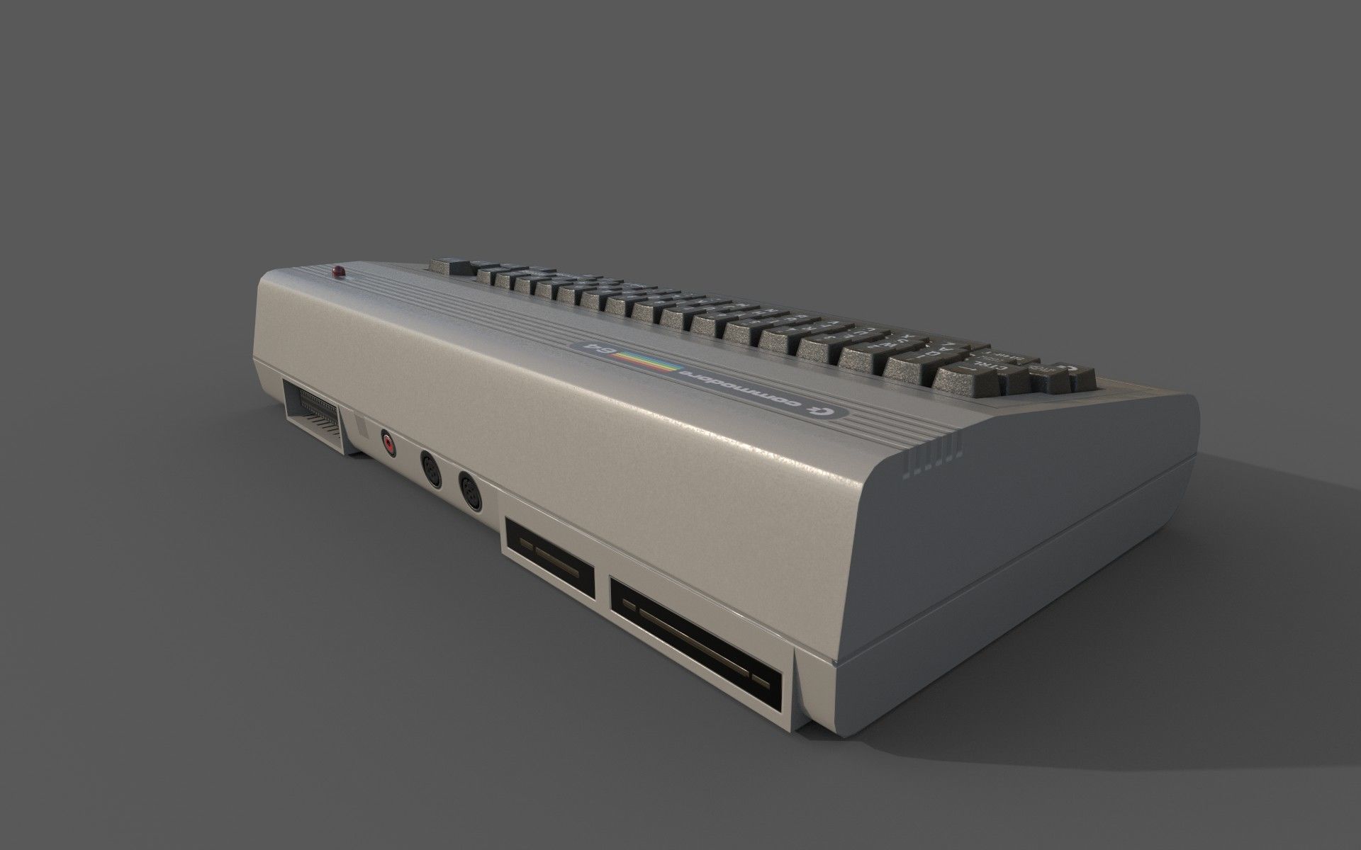 Commodore 64 Low-poly 3D model_22