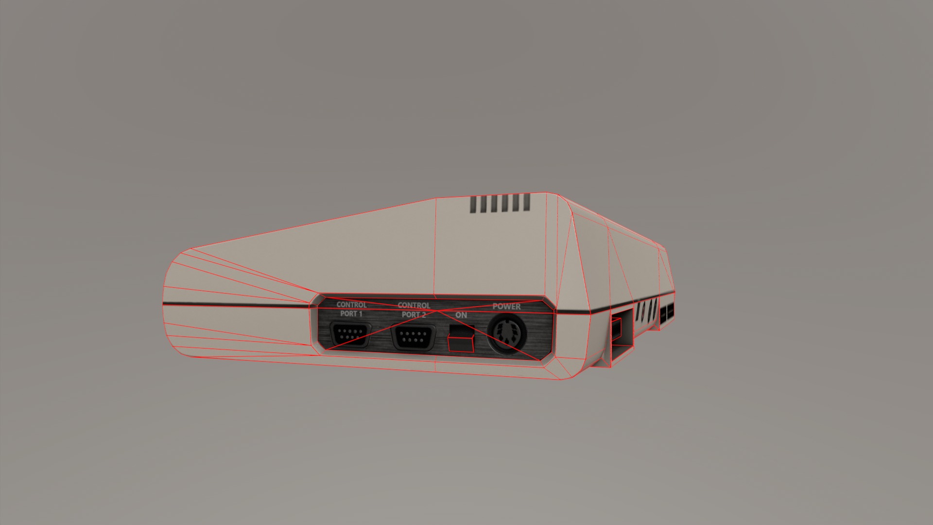 Commodore 64 Low-poly 3D model_33