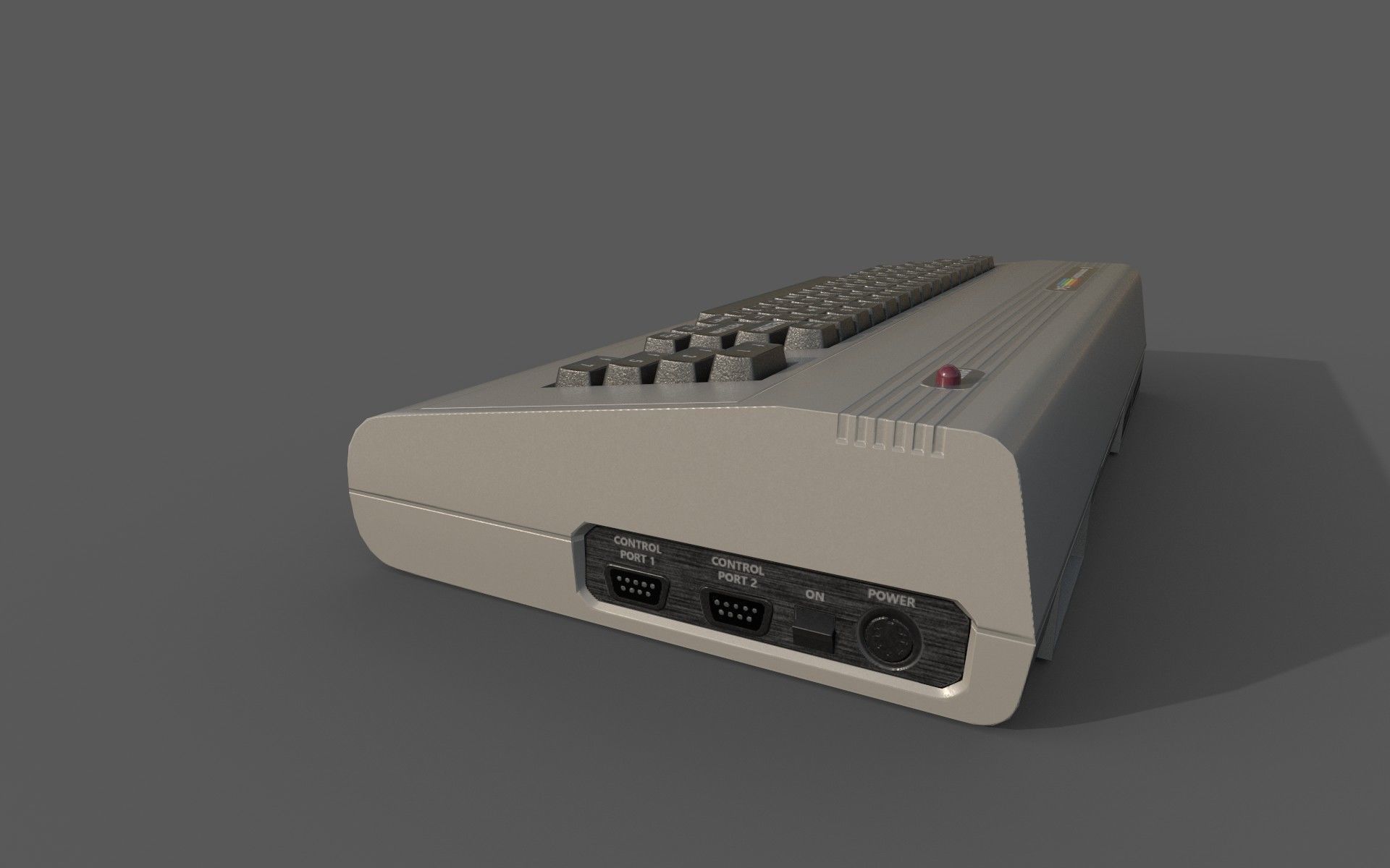 Commodore 64 Low-poly 3D model_20