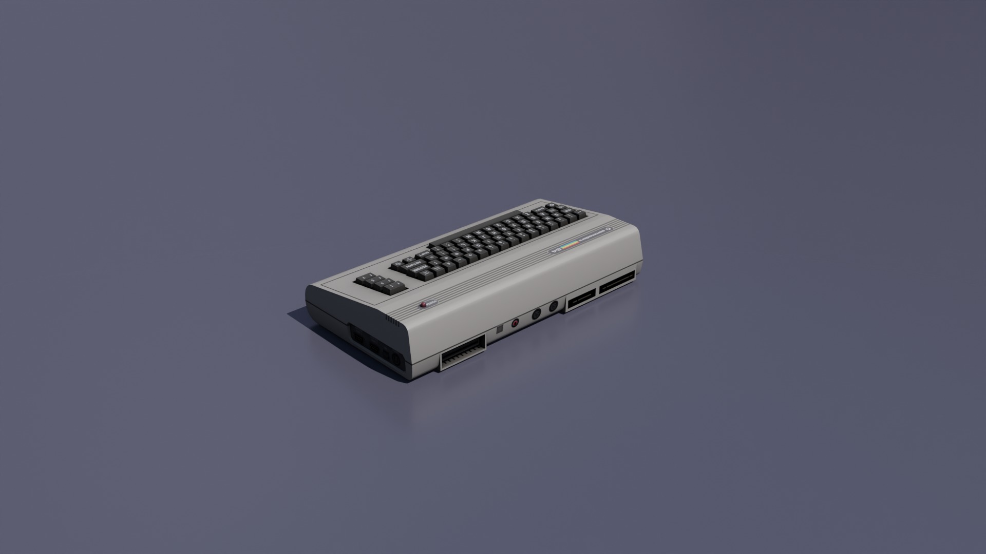 Commodore 64 Low-poly 3D model_15