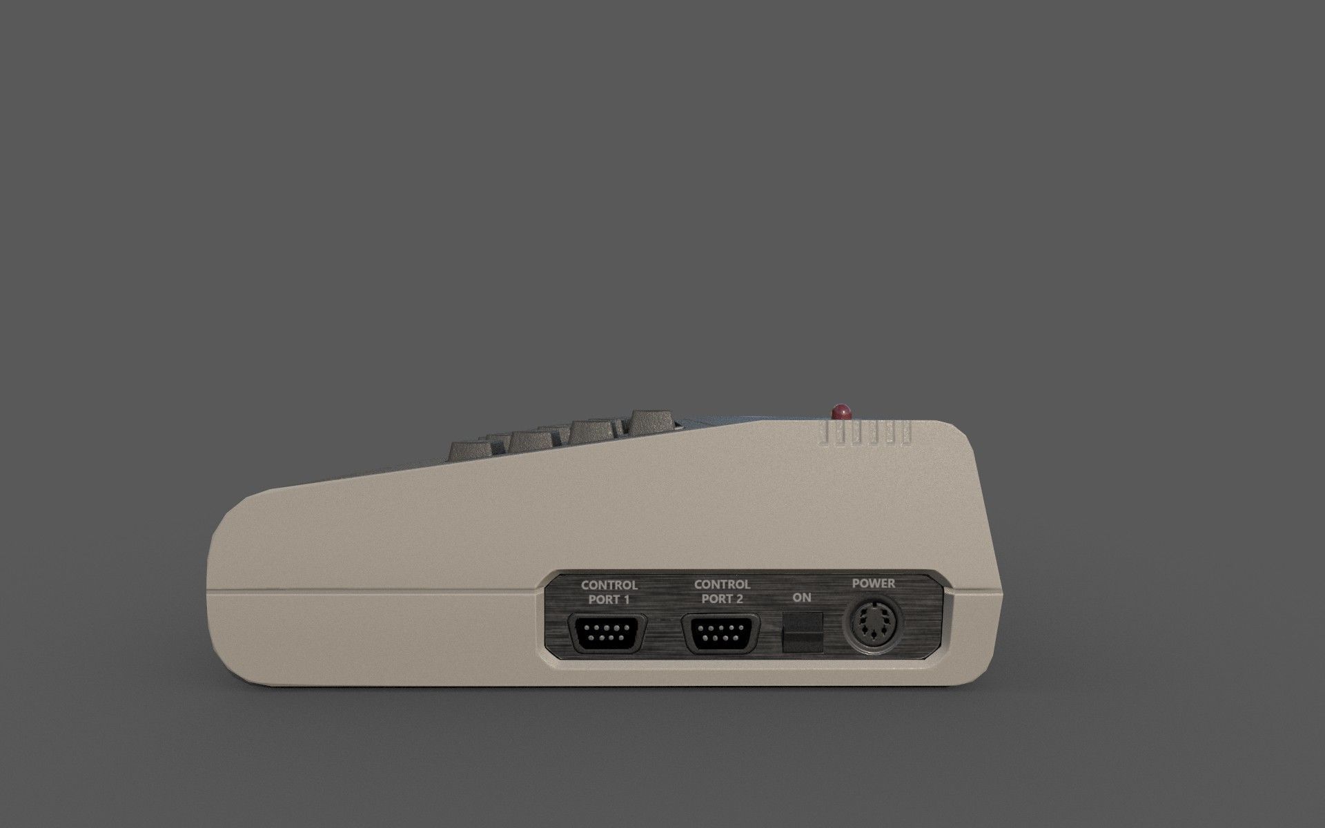 Commodore 64 Low-poly 3D model_5