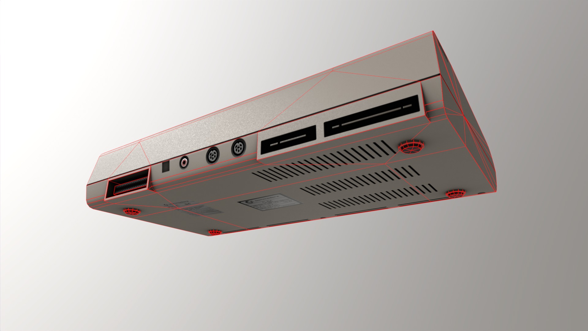 Commodore 64 Low-poly 3D model_32