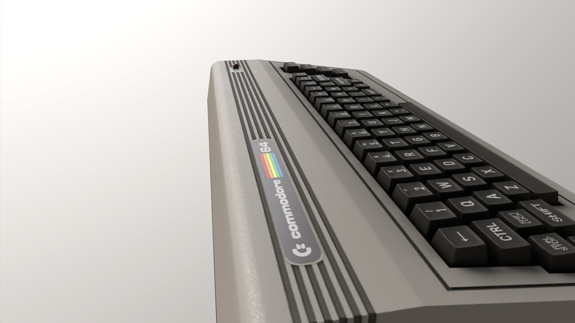 Commodore 64 Low-poly 3D model_29