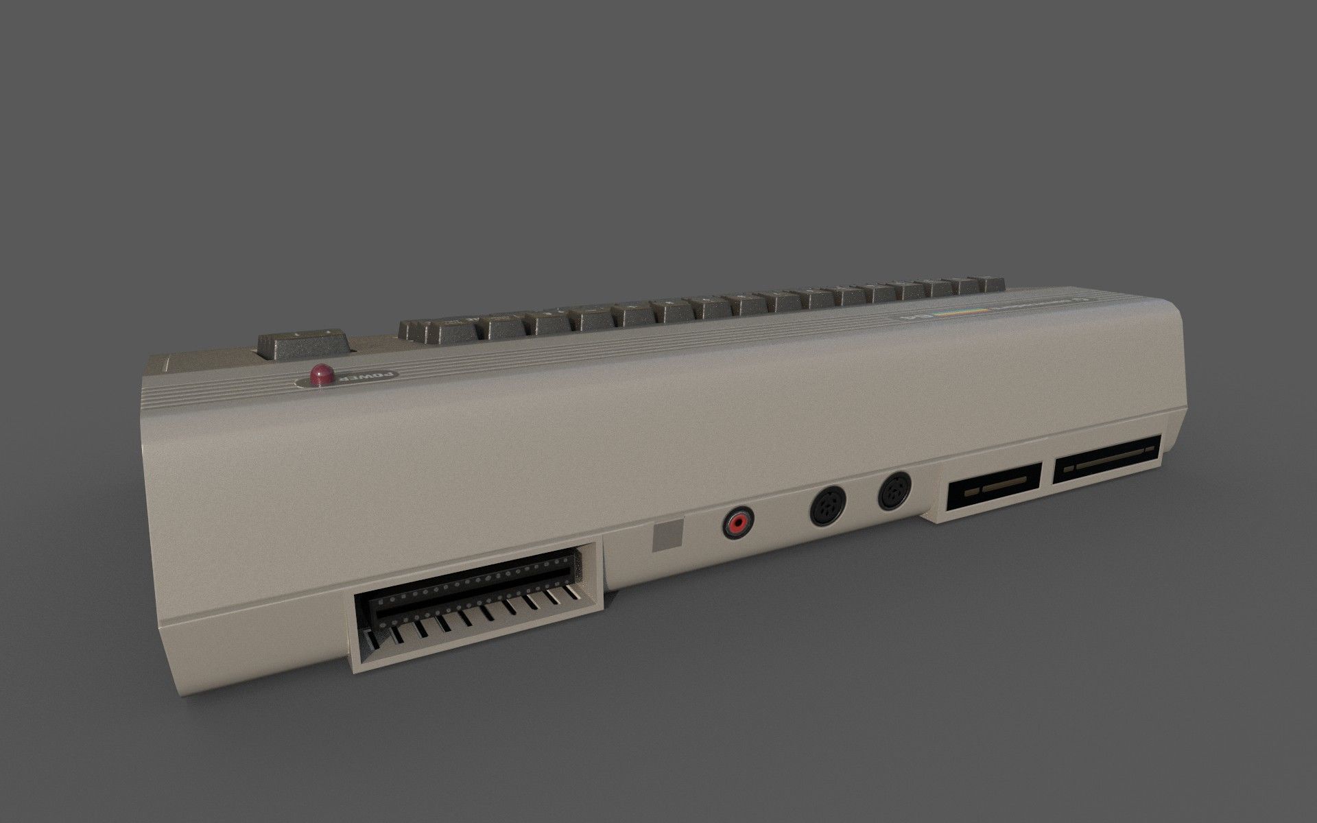 Commodore 64 Low-poly 3D model_21