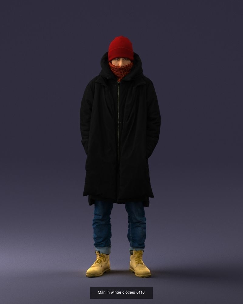 Posed people  vol 1 3D Model Collection_3