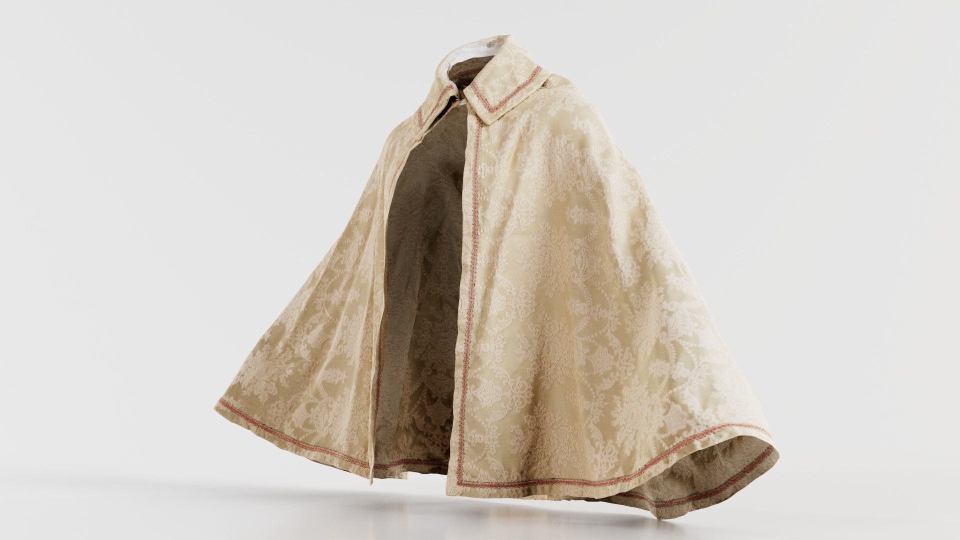 Nature Cape Low-poly 3D model_1