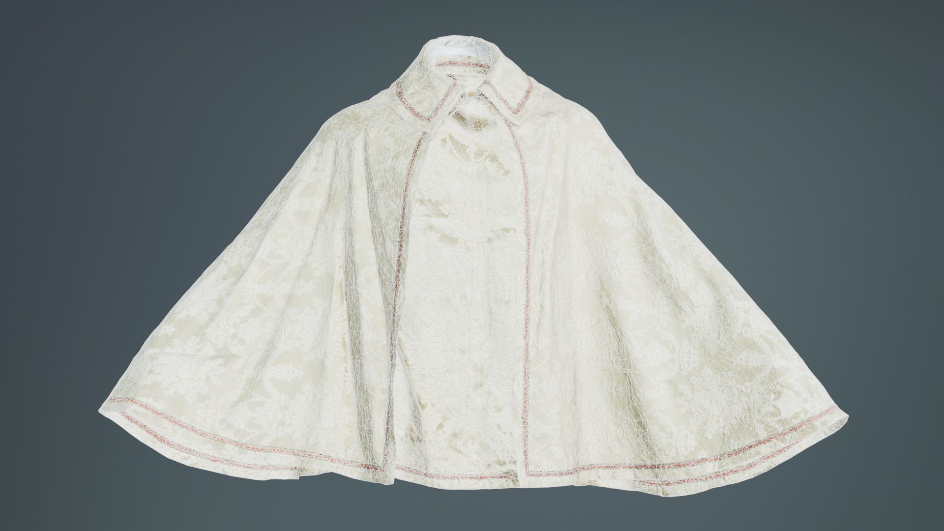 Nature Cape Low-poly 3D model_9