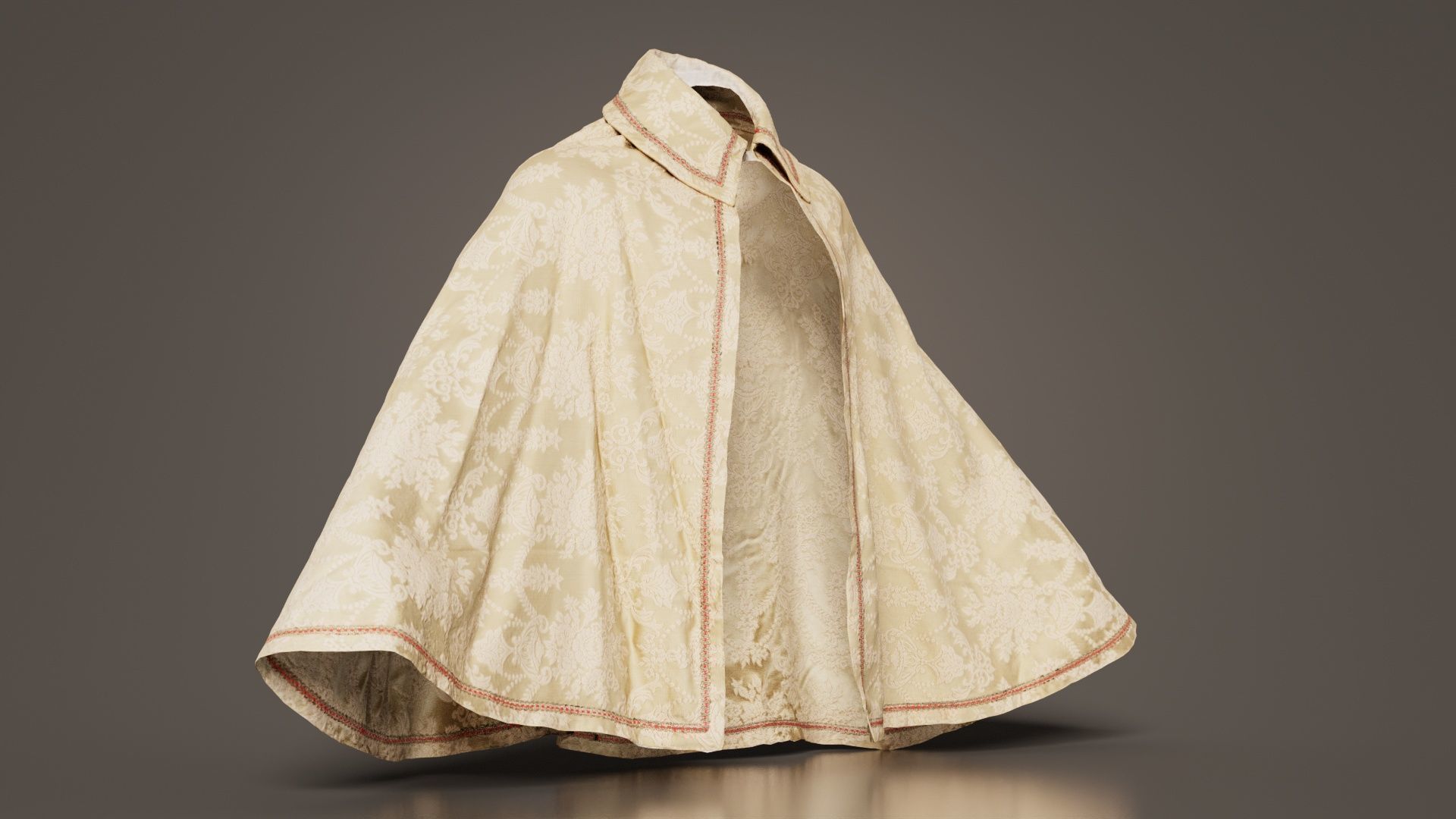 Nature Cape Low-poly 3D model_2