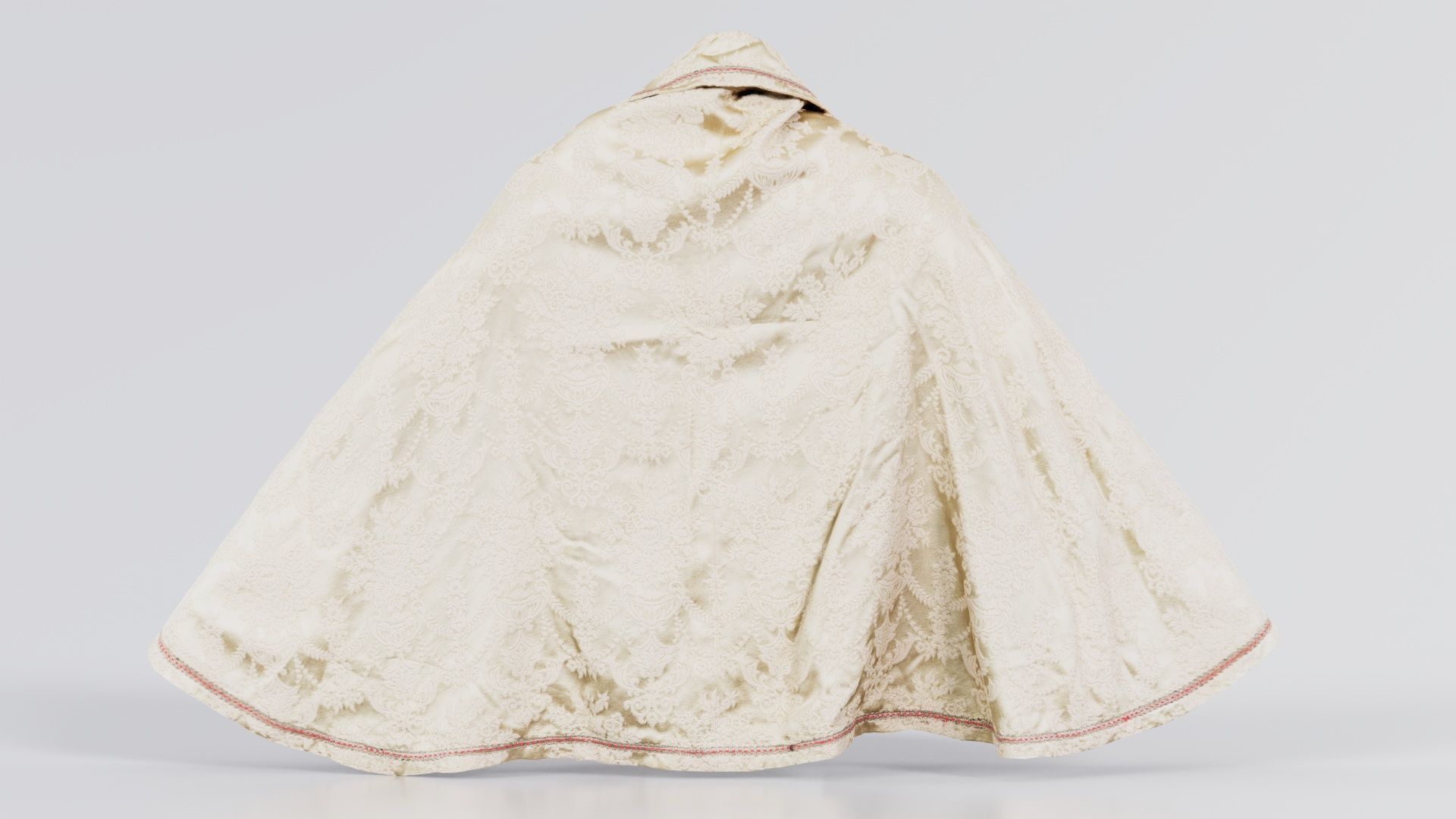 Nature Cape Low-poly 3D model_5