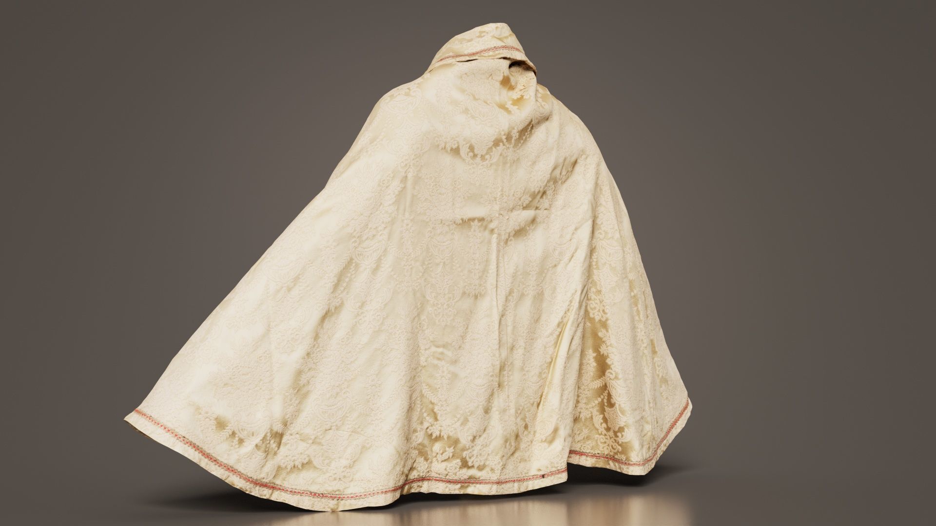 Nature Cape Low-poly 3D model_3