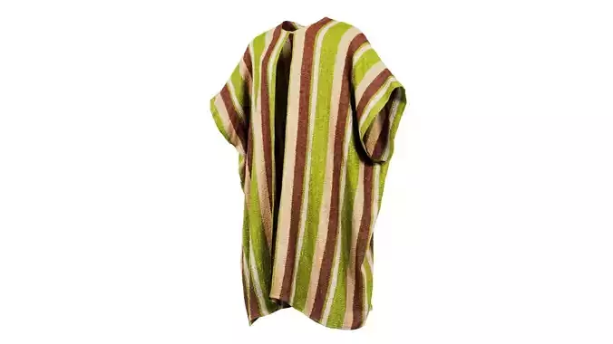 Striped Poncho