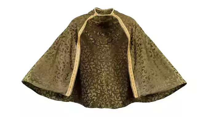 Triangle Cape Low-poly 3D model