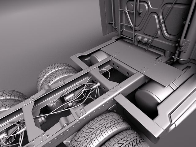 Freightliner Cascadia 2011 3D Model 3D model_9