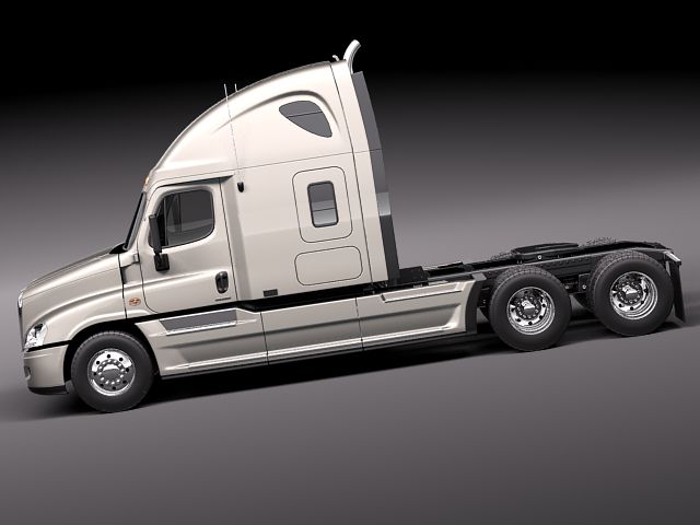 Freightliner Cascadia 2011 3D Model 3D model_6