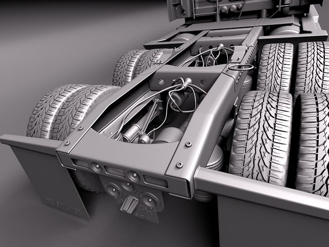 Freightliner Cascadia 2011 3D Model 3D model_10