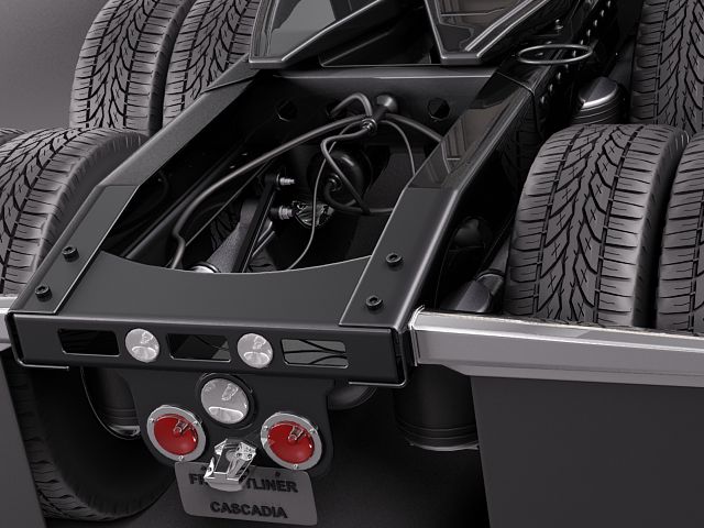 Freightliner Cascadia 2011 3D Model 3D model_3