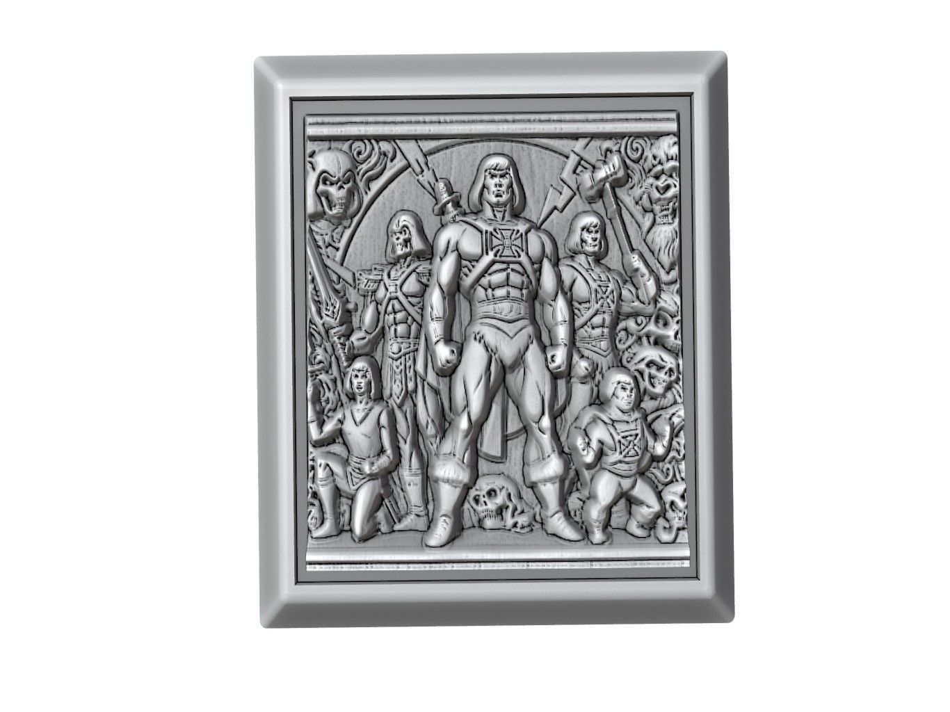 HeMan and the Masters of the Universe 3D print model_3