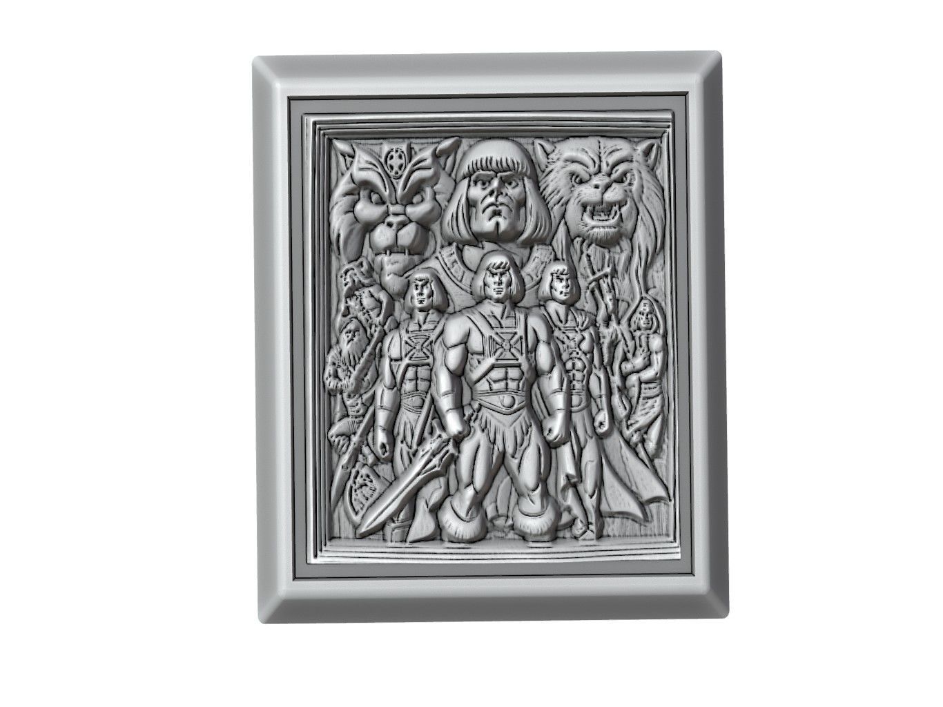 HeMan and the Masters of the Universe 3D print model_3