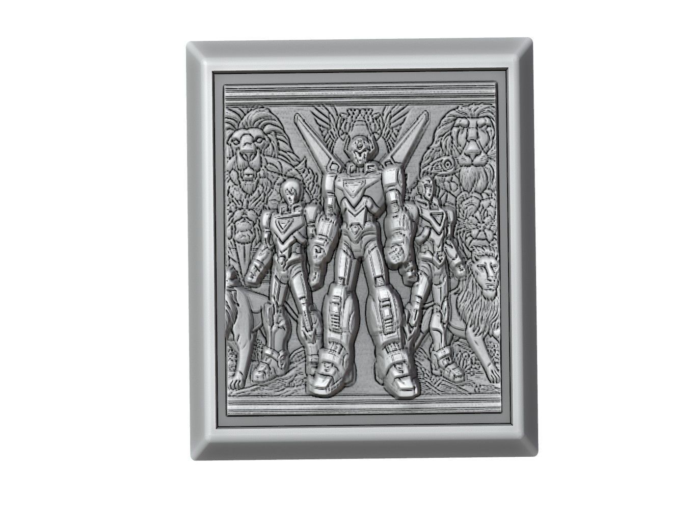 Voltron Legendary Defender 3D print model_3