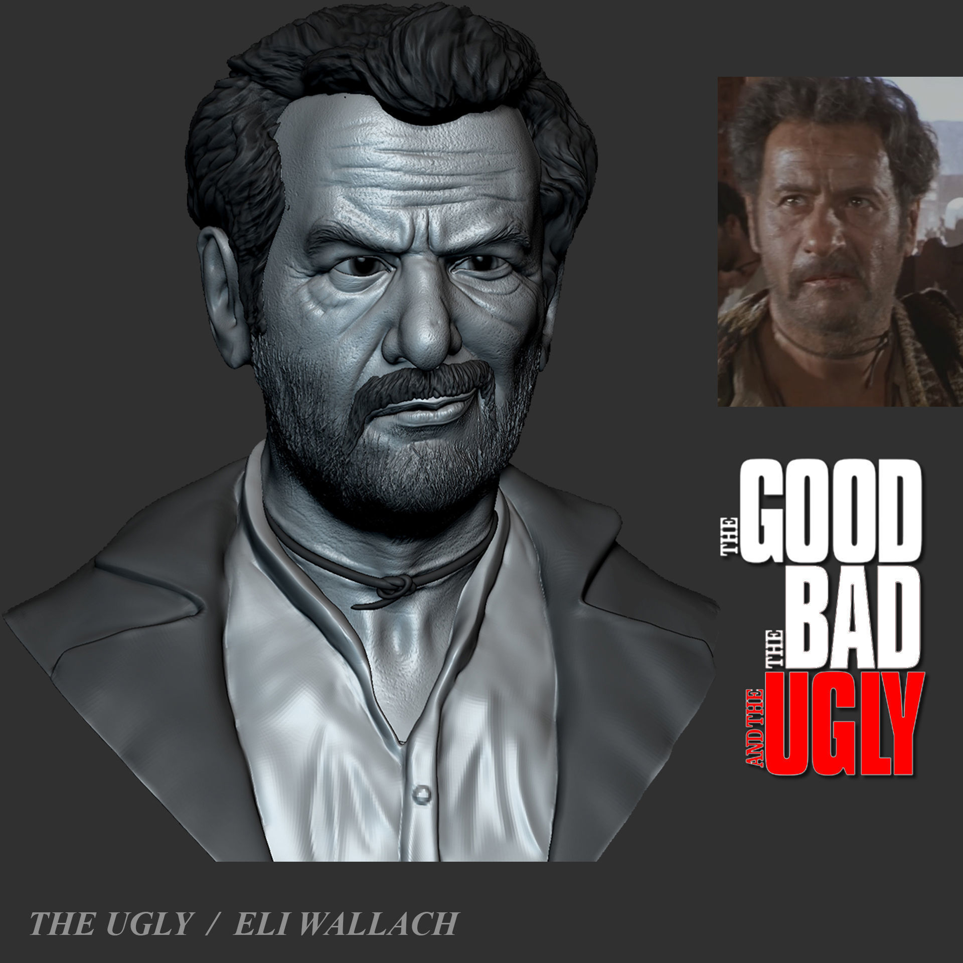 Good Bad Ugly 3D print model_8