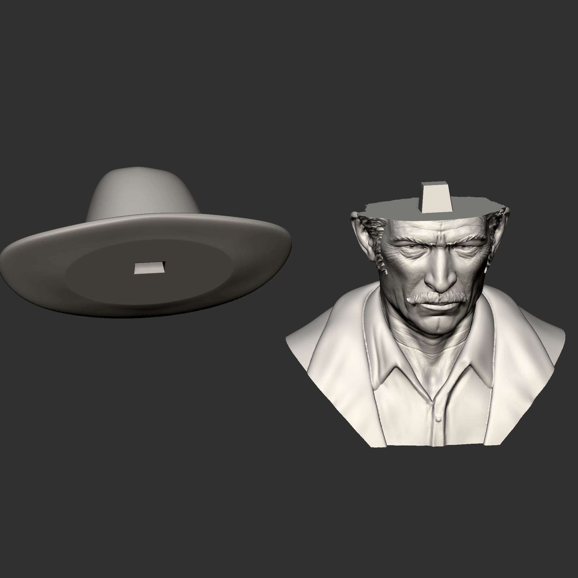 Good Bad Ugly 3D print model_7