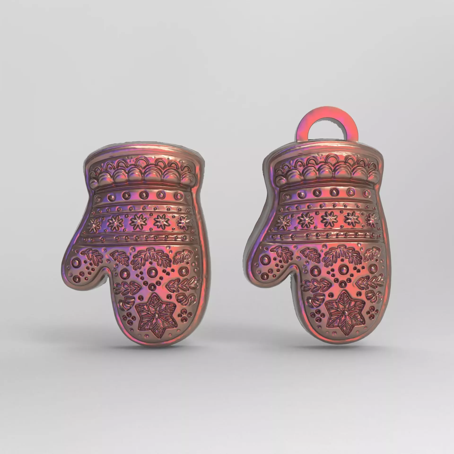 chritsmas cloves  3D print model_0