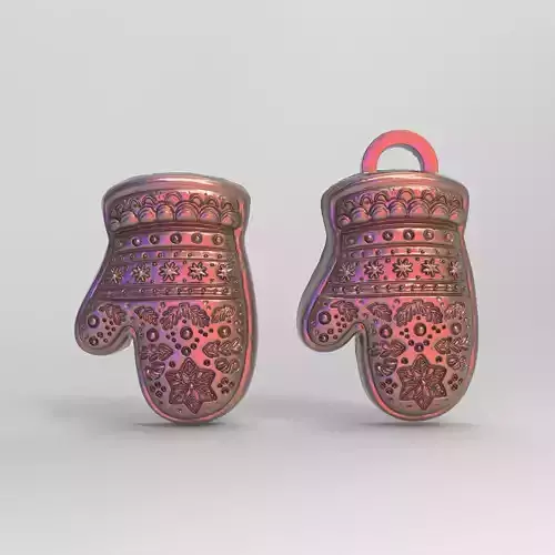 chritsmas cloves  3D print model