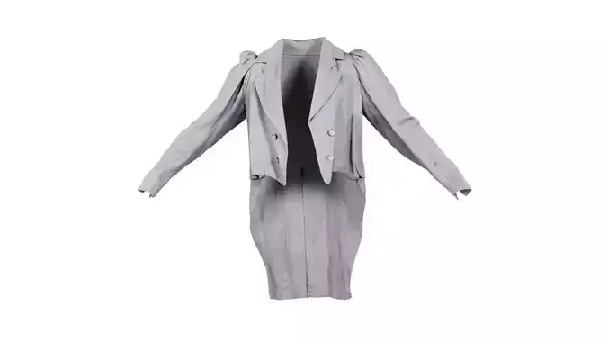 Vagabond Rags Slipcoat Low-poly 3D model