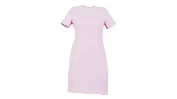 Barbie Dress Low-poly 3D model