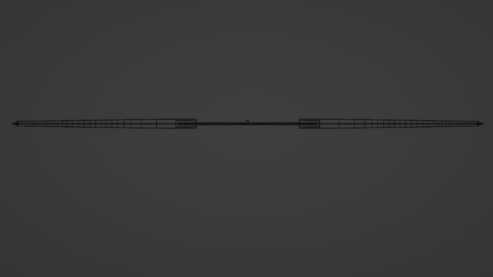 Hunting Bow Low-poly 3D model_14