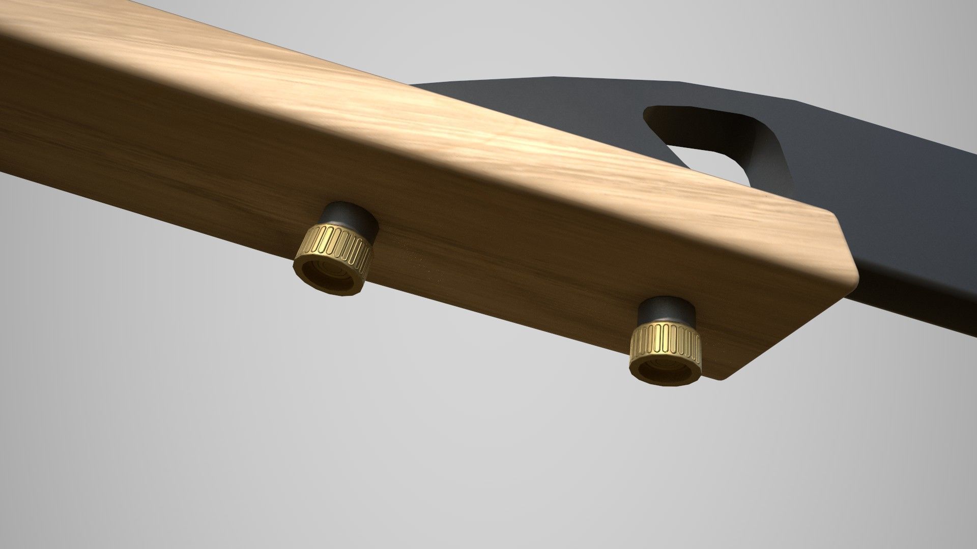 Hunting Bow Low-poly 3D model_5