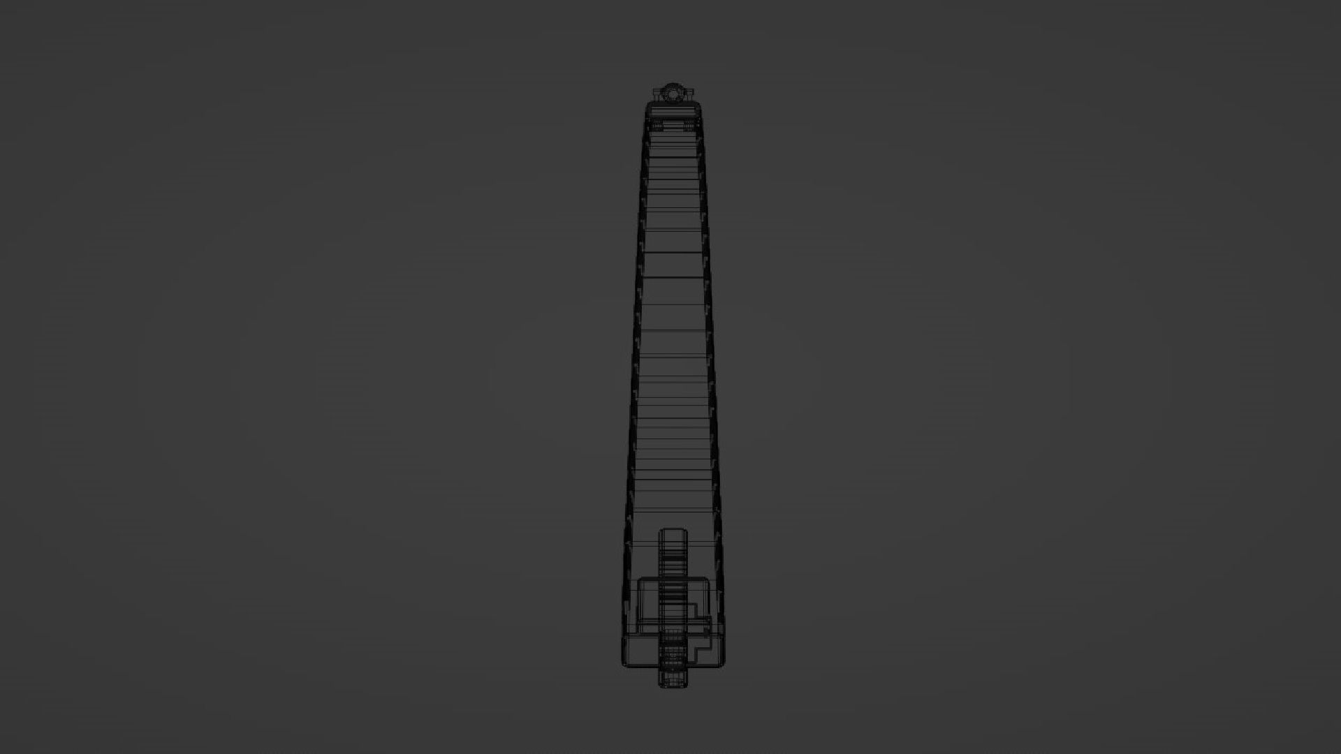 Hunting Bow Low-poly 3D model_13