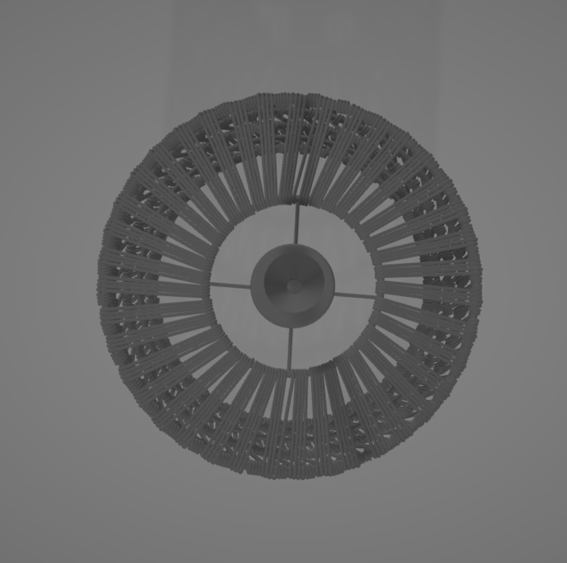 Lamp pendant lights Low-poly 3D model_2