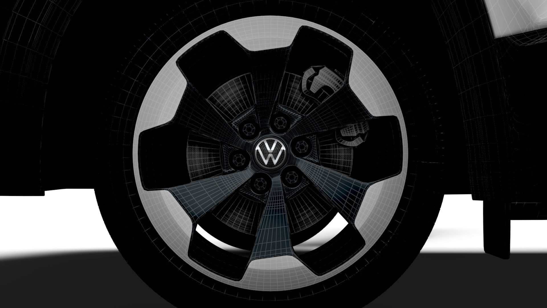 VW Transporter Van L1H1 2SD HQ Interior 2025 3D model_23