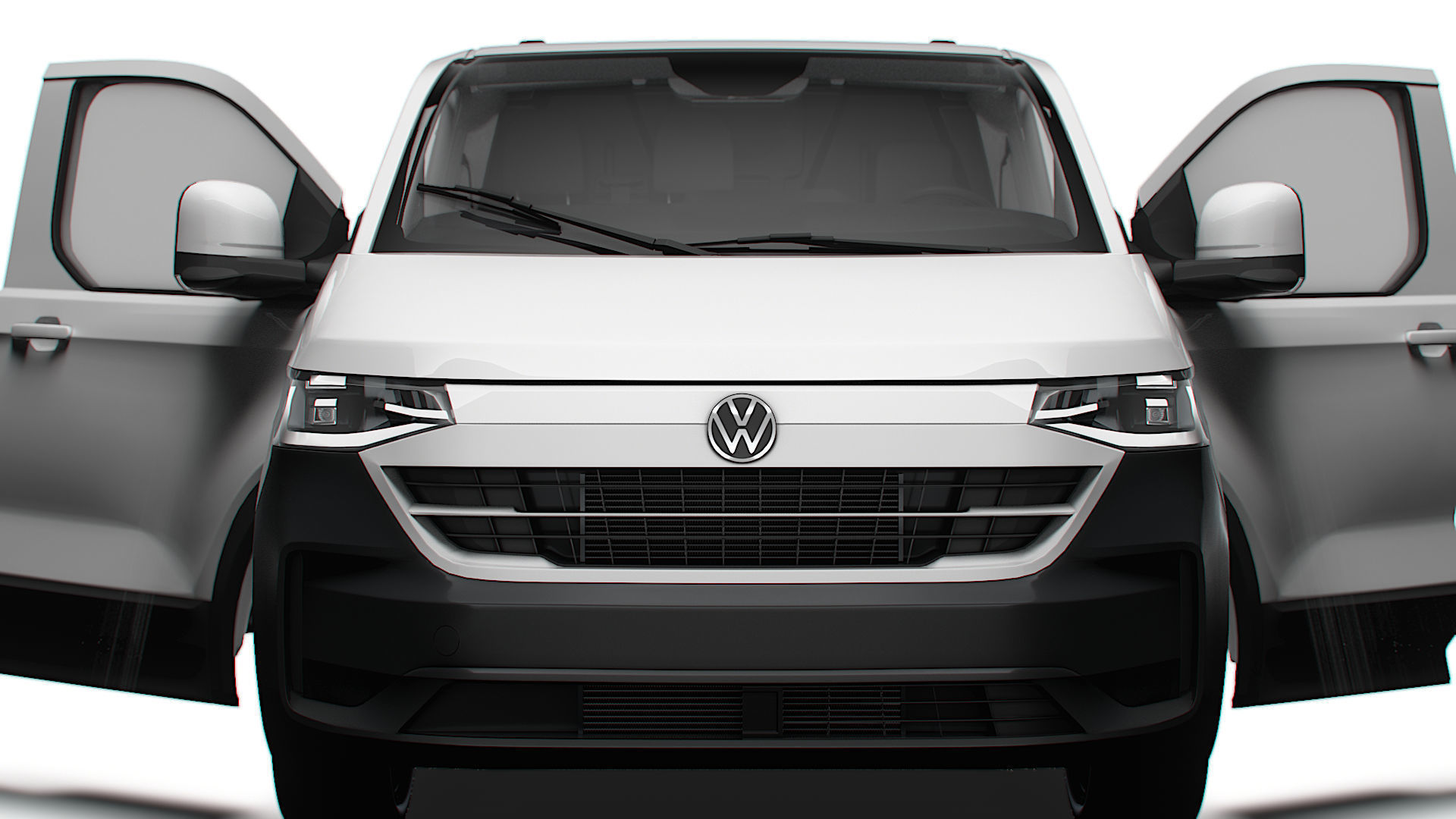 VW Transporter Van L1H1 HQ Interior 2025 3D model_7