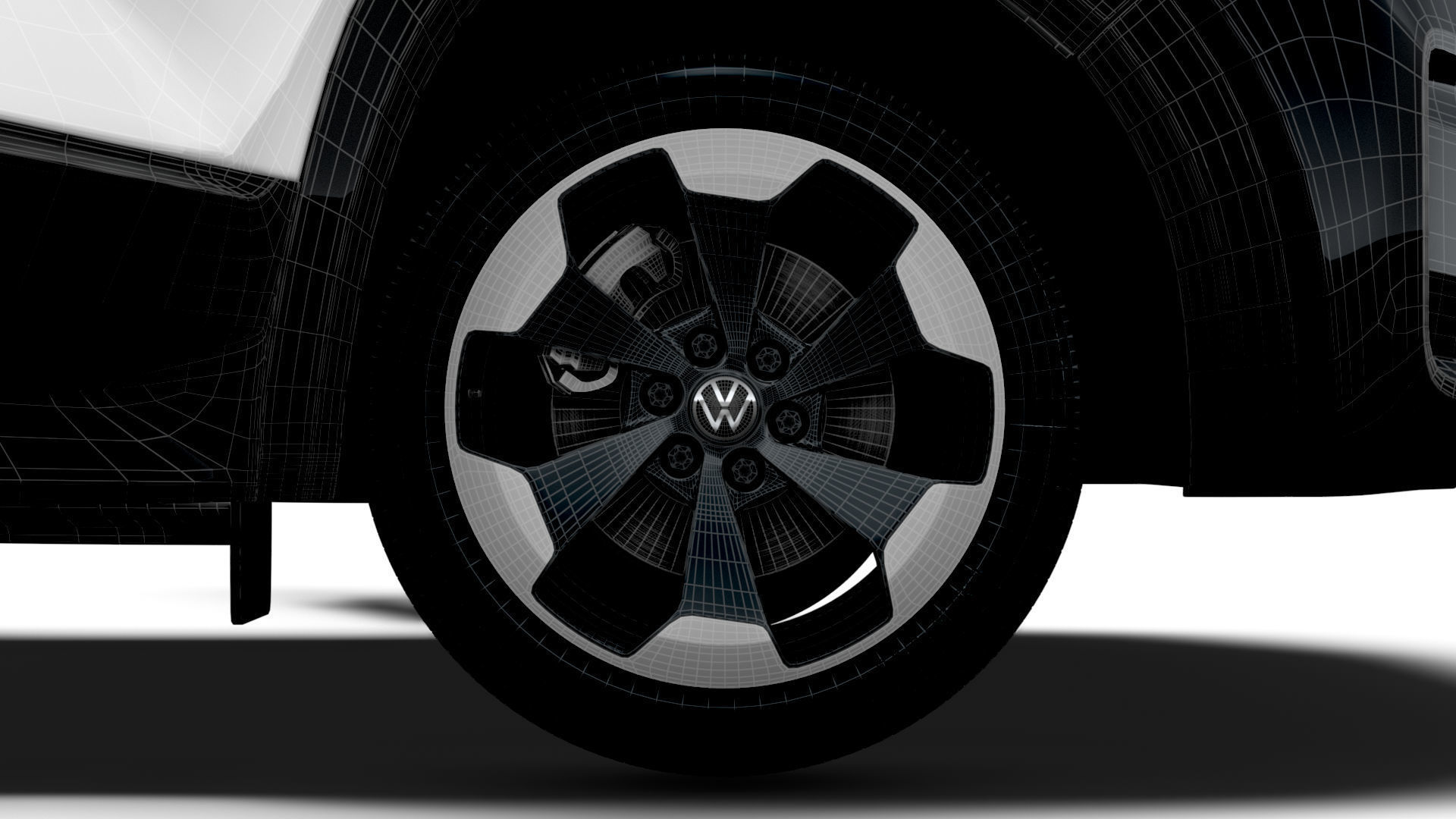 VW Transporter Van L1H1 HQ Interior 2025 3D model_24