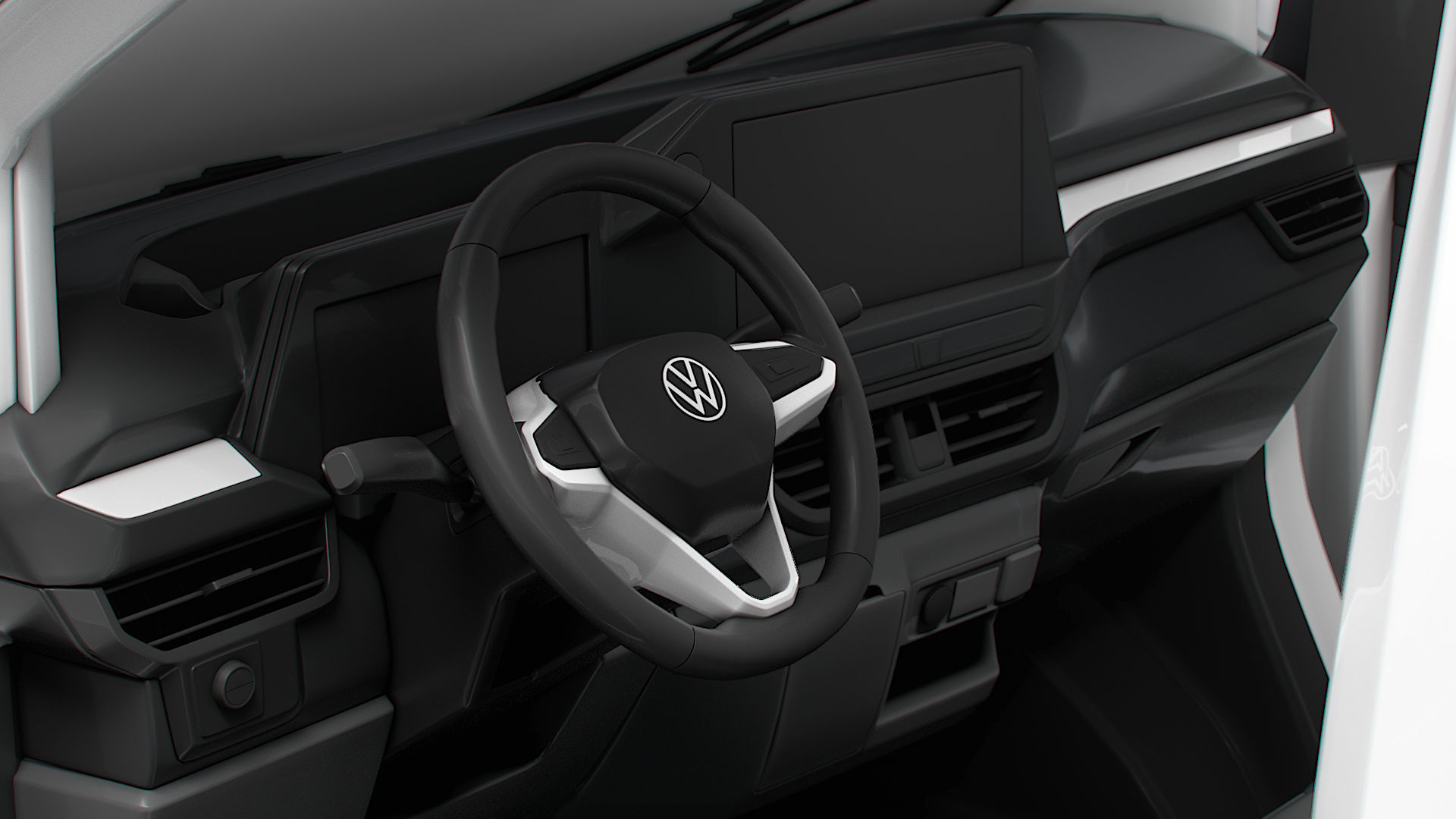 VW Transporter Van L1H1 HQ Interior 2025 3D model_2