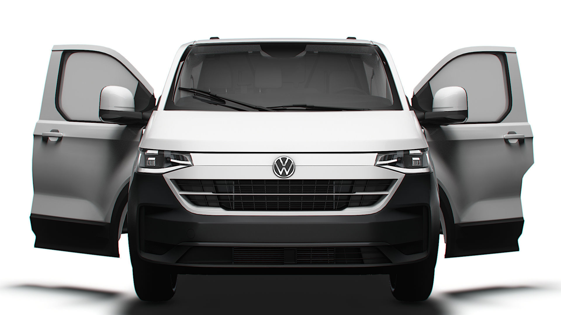 VW Transporter Van L1H1 HQ Interior 2025 3D model_6