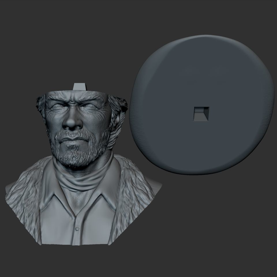 THE GOOD CLINT EASTWOOD 3D print model_7