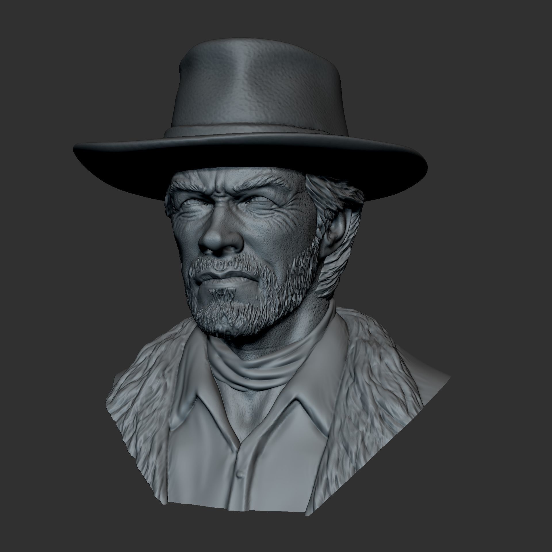 THE GOOD CLINT EASTWOOD 3D print model_6