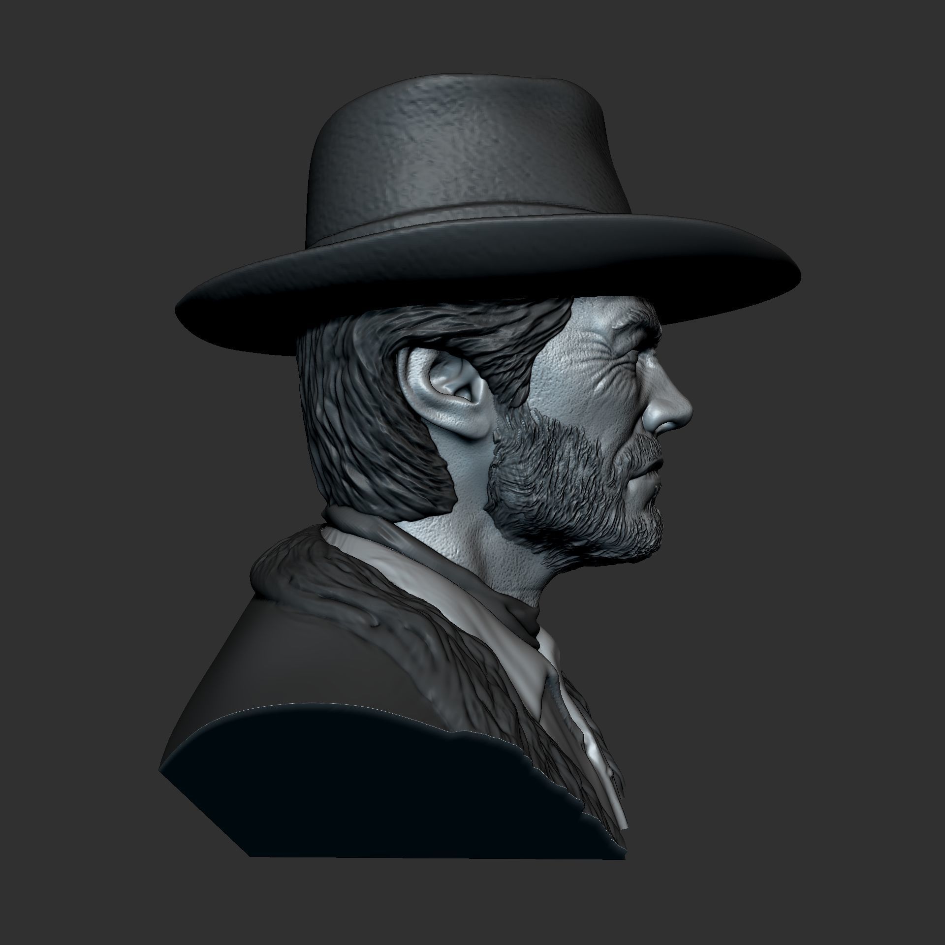 THE GOOD CLINT EASTWOOD 3D print model_4