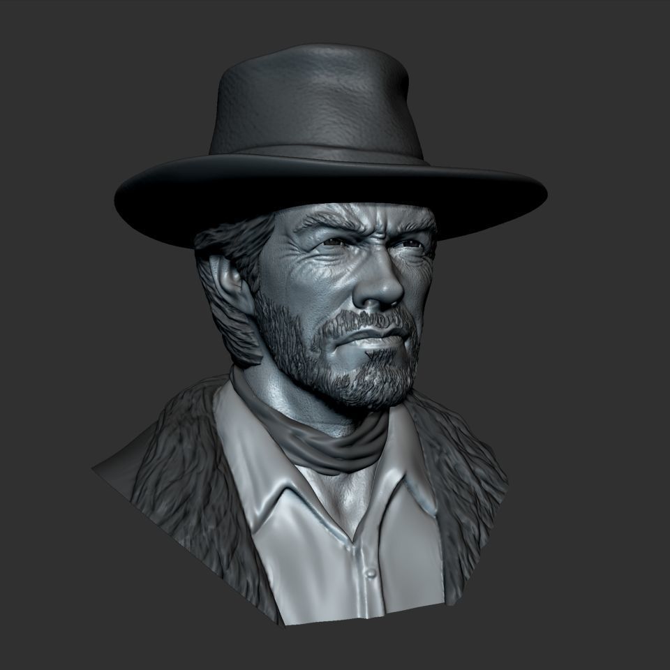 THE GOOD CLINT EASTWOOD 3D print model_5